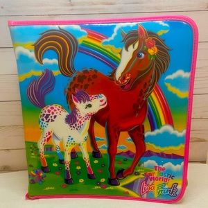 Vintage Lisa Frank Three Ring Binder